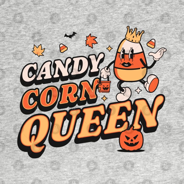 Candy Corn Queen - Retro Vintage Halloween by OrangeMonkeyArt